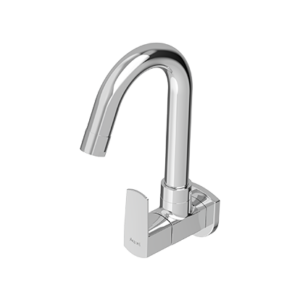 Sink Cock with Swinging Spout Wall Mounted