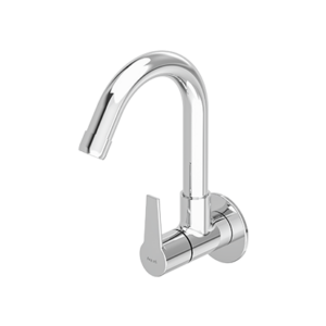 Sink Cock with Swinging Spout Wall Mounted