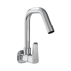 Sink Cock with Swinging Spout Wall Mounted