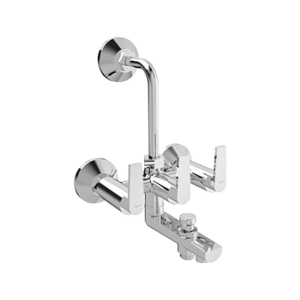 Bath and Shower Mixer 3 in 1 with Provision for Hand Shower and Overhead Shower