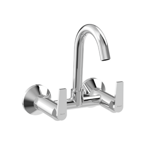 Sink Mixer with Swinging Spout Wall Mounted