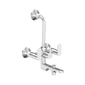 Bath and Shower Mixer 3 in 1 with Provision for Hand Shower and Overhead Shower