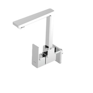 Sink Cock with Swinging Spout Wall Mounted