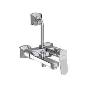 Single Lever Bath and Shower Mixer 3 in 1 with Provision for Hand Shower and Overhead Shower