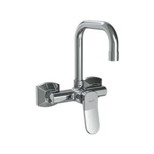 Single Lever Sink Mixer Swinging Spout Wall Mounted