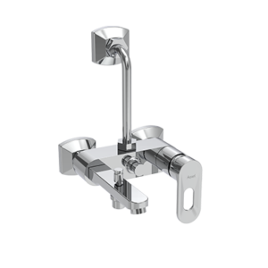 Single Lever Bath and Shower Mixer 3 in 1 with Provision for Hand Shower and Overhead Shower