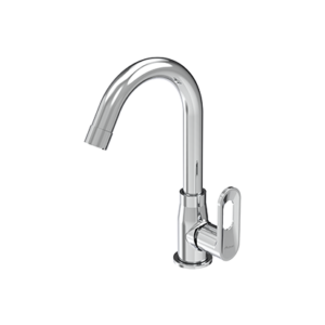 Sink Cock with Swinging Spout Table Mounted