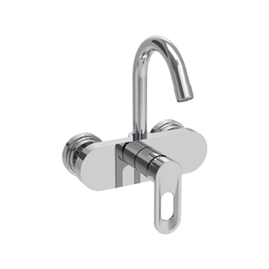 Single Lever Sink Mixer Swinging Spout Wall Mounted